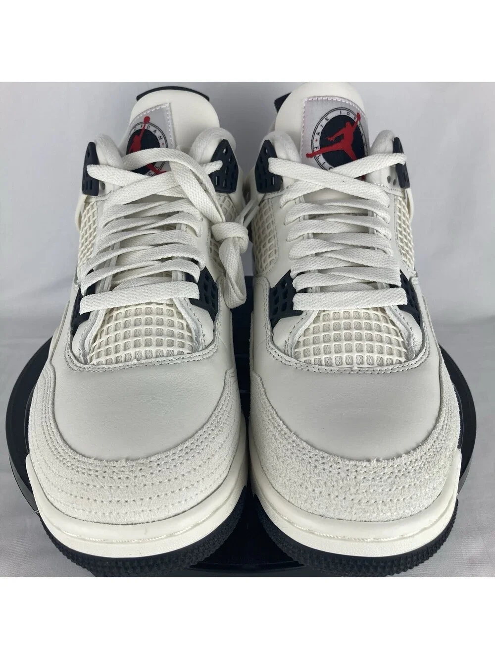 NEW Men’s Size 9.5 Nike Air Jordan 4 Retro RM White Black Red IM4002-100